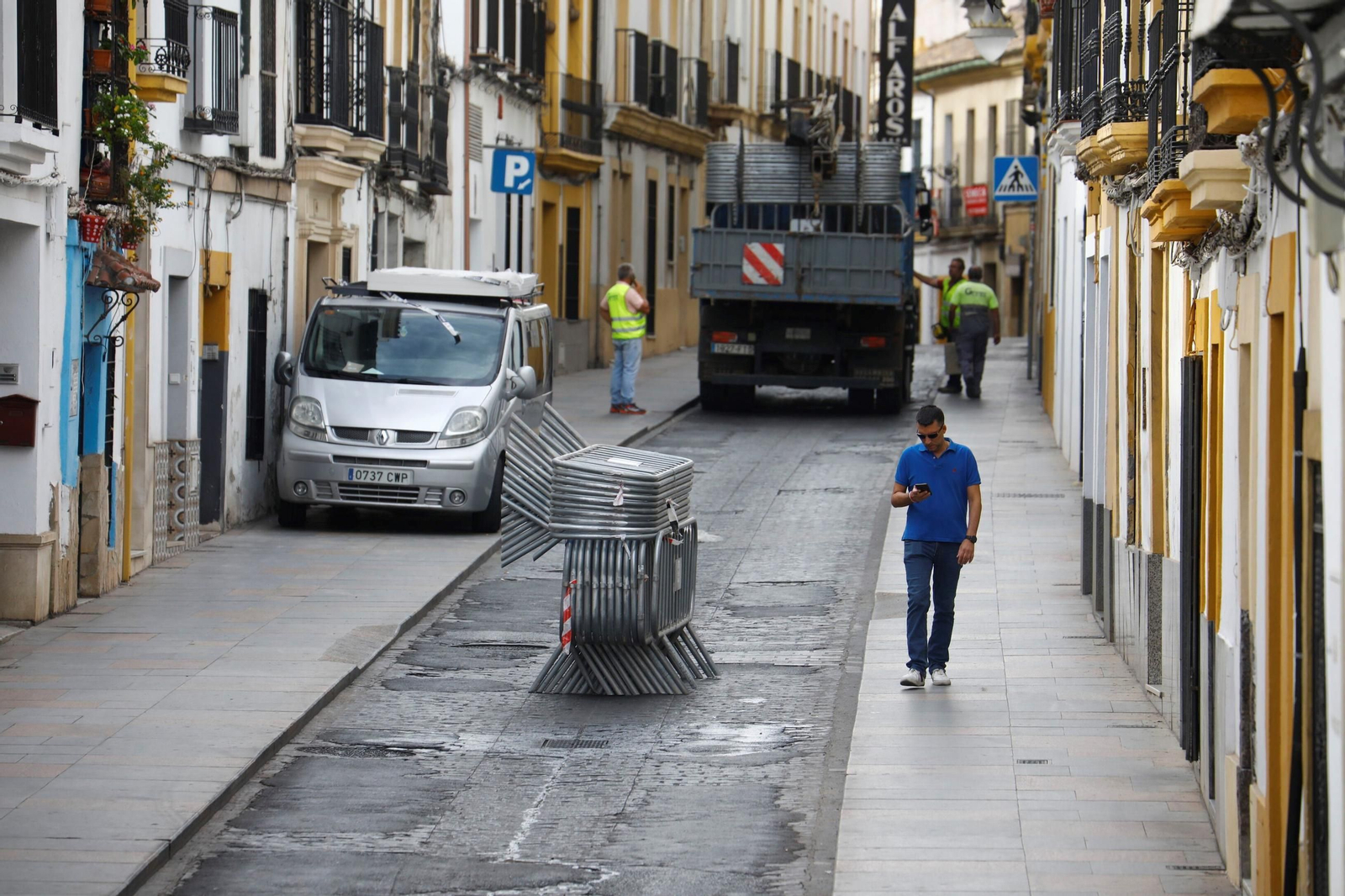 El inicio las obras de la calle Alfaros, en imágenes