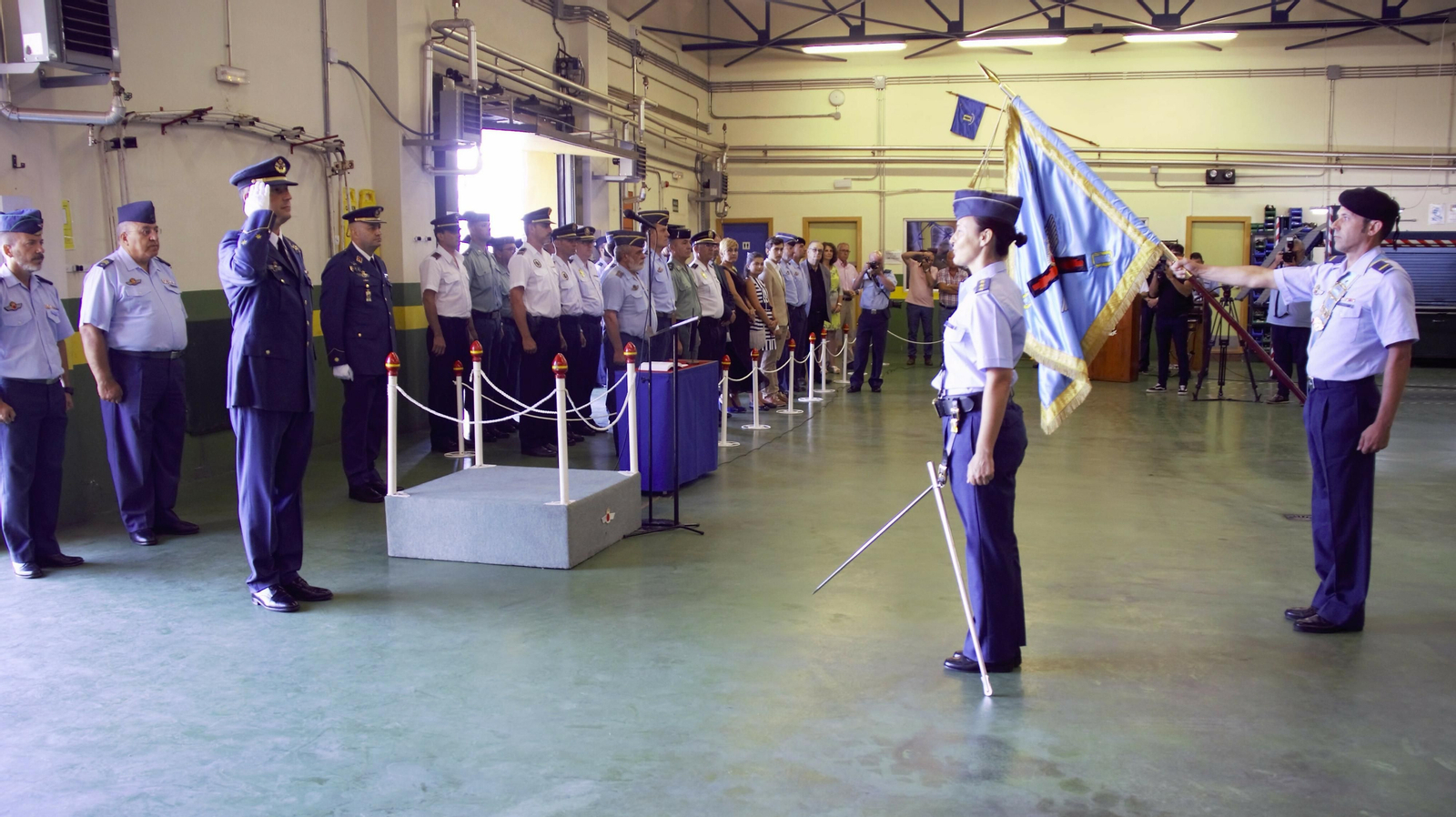 La toma de posesión del nuevo jefe del EVA-9 de Motril