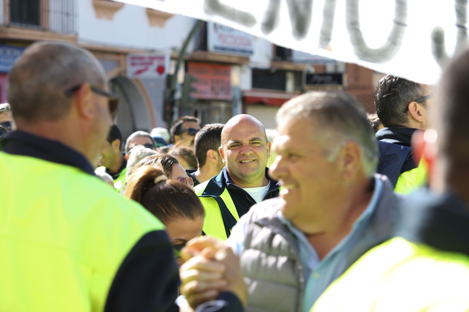 Las fotos de la manifestación de los trabajadores en huelga de Acerinox en Algeciras