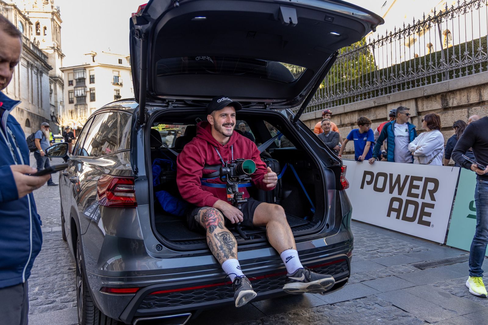 Jaén, protagonista de nuevo en la salida de la tercera etapa de la Andalucía Bike Race