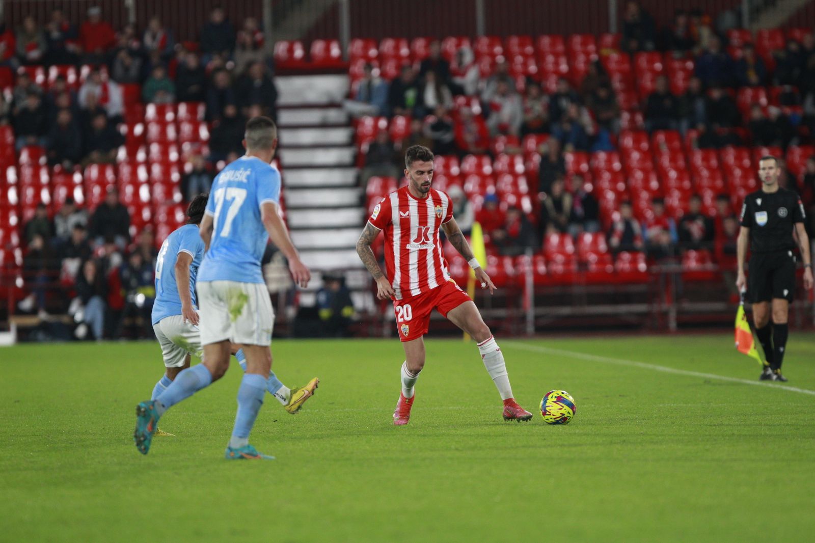Imágenes del partido de fútbol amistoso U.D. Almería-Lazio