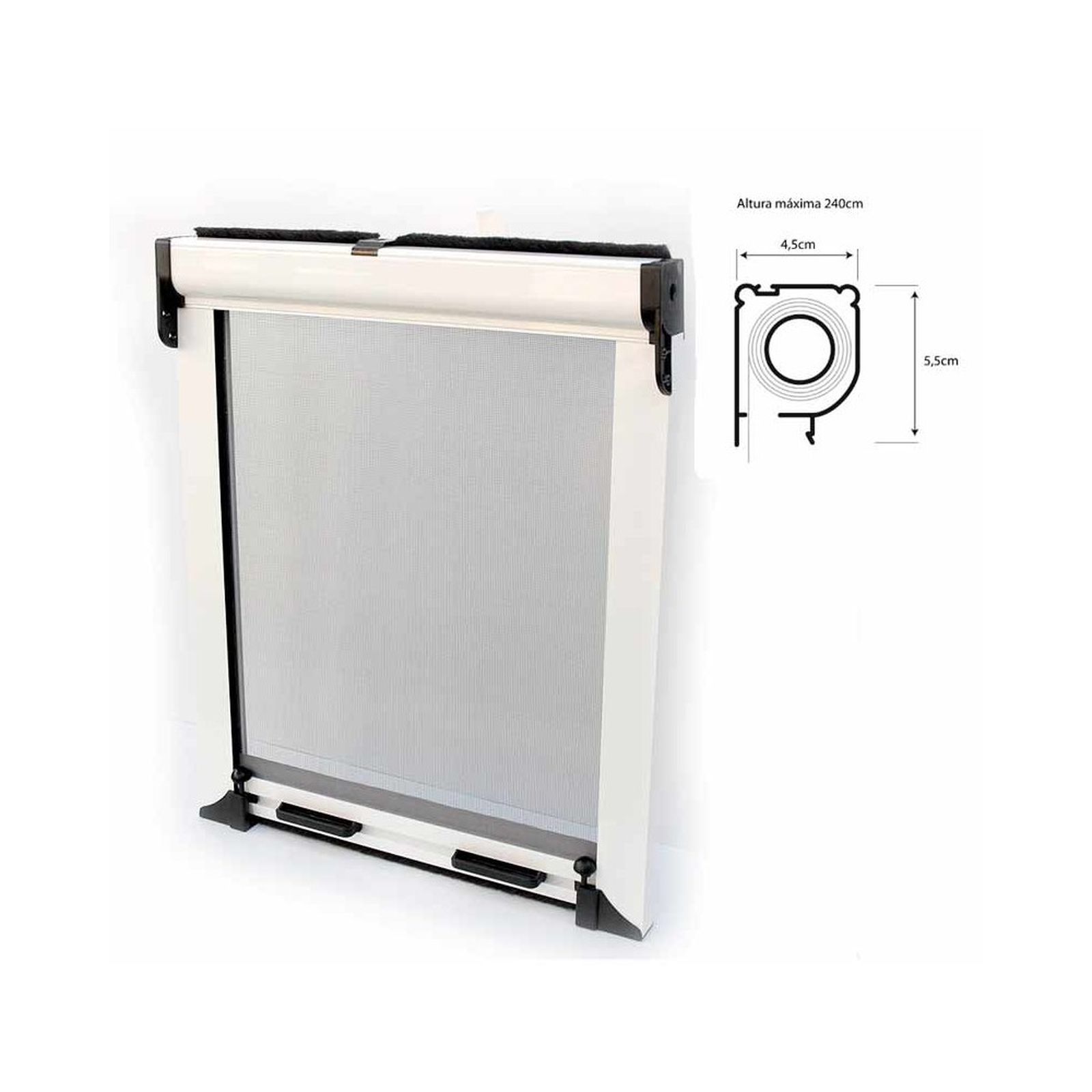 Mosquitera enrollable.