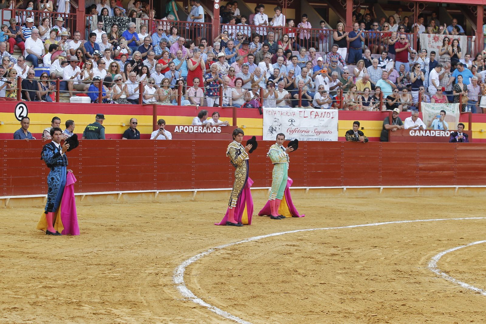 Fotogalería corrida de toros Roquetas de Mar. El Fandi, Castella, Cayetano.