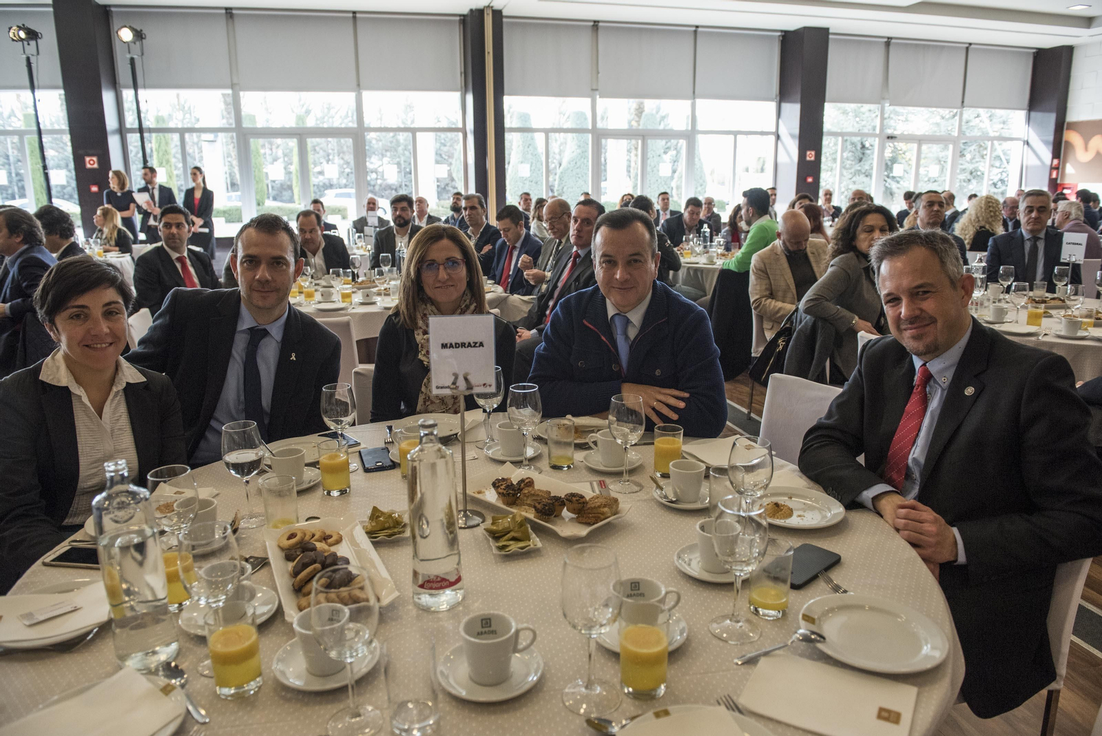 Mariela Fernández- Bermejo, Manuel García, Inmaculada Oria. Higinio Almagro y Óscar Cordón