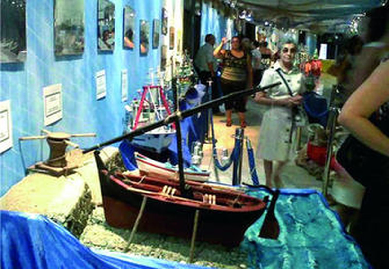 Una de las maquetas que se exponen en esta exposición.