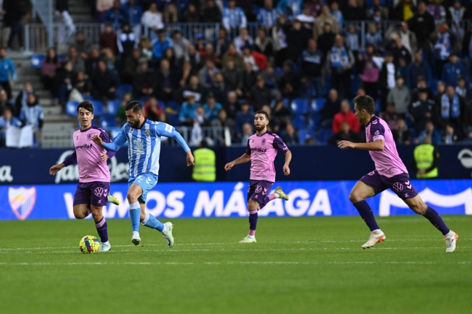 El Málaga CF - Tenerife, en fotos