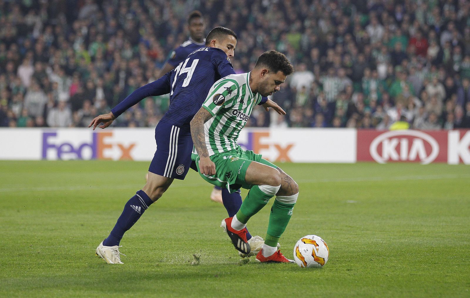 Las imágenes del Betis-Olympiacos