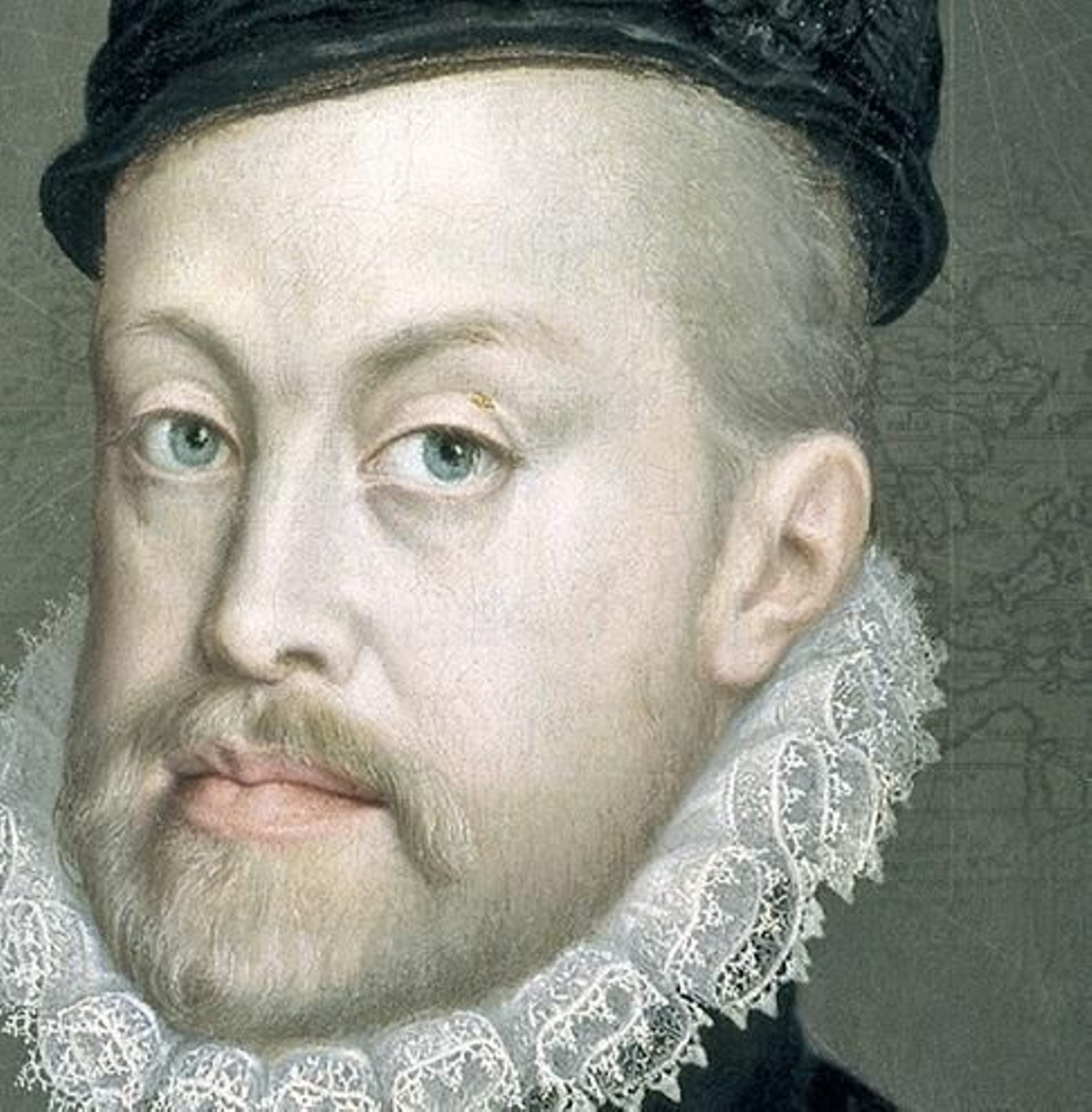 Retrato de Felipe II de los tiempos de construcción de Caballerizas Reales. Retrato de Felipe II de los tiempos de construcción de Caballerizas Reales.