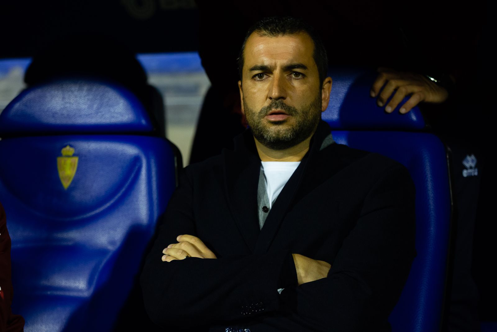 Diego Martínez, en el banquillo