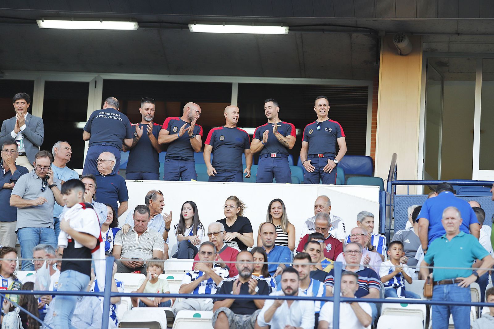 Imágenes del ambiente en el encuentro entre el Recreativo de Huelva y el CD Castellón