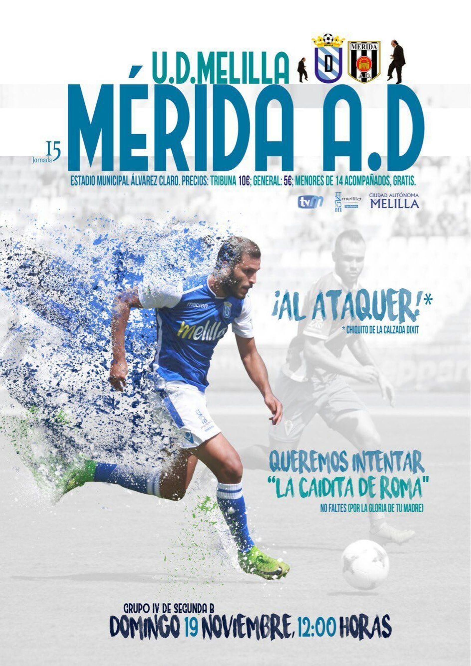 El Melilla rinde homenaje a Chiquito