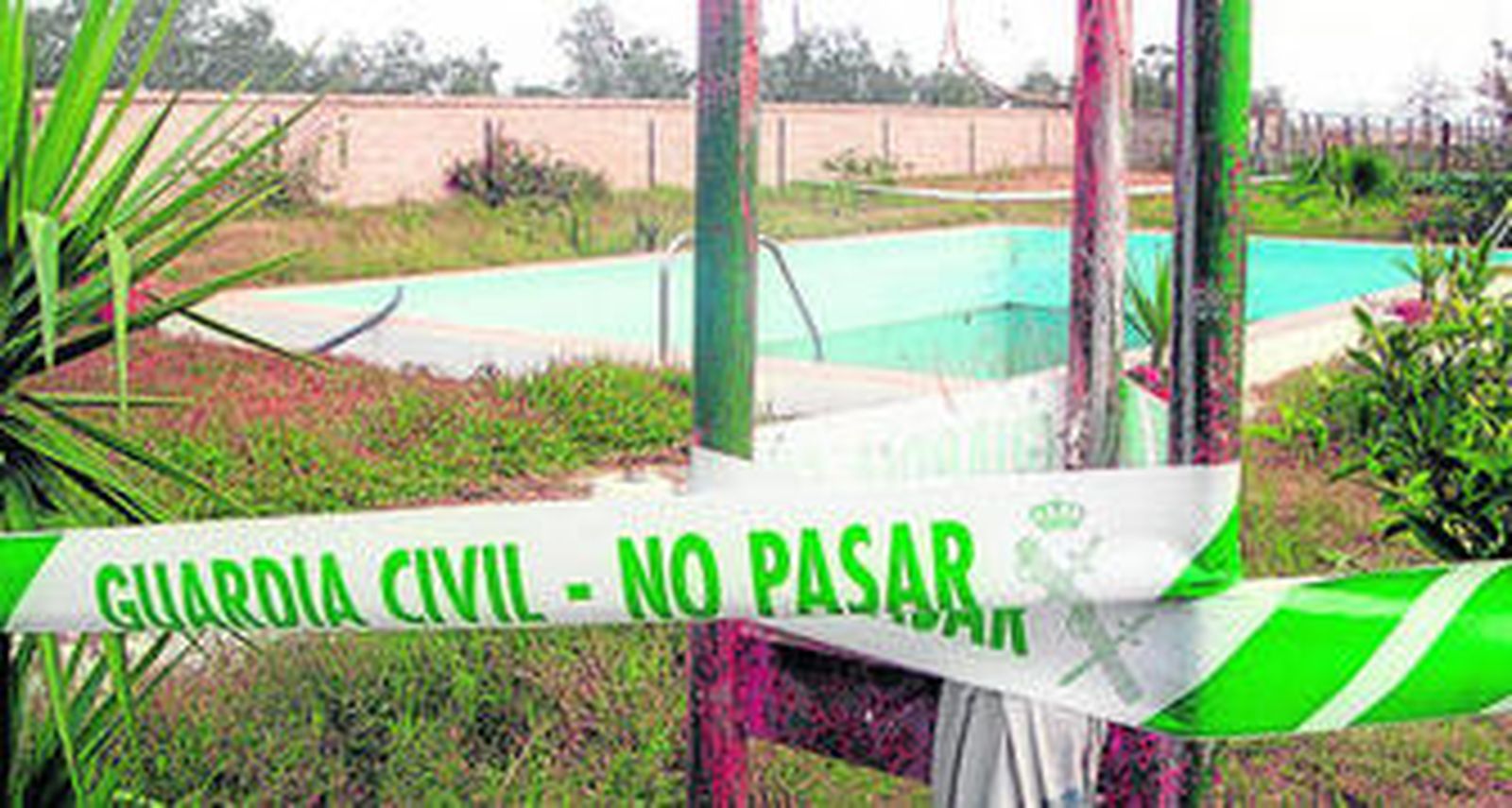 Una piscina en Utrera donde una niña perdió la vida.
