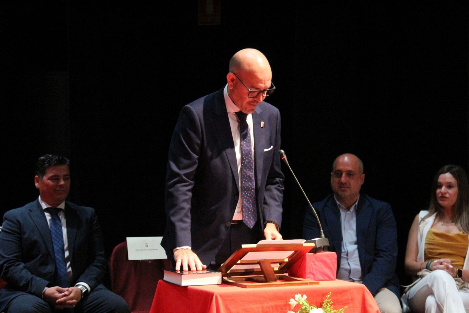 El alcalde reelegido, Jorge Gallardo