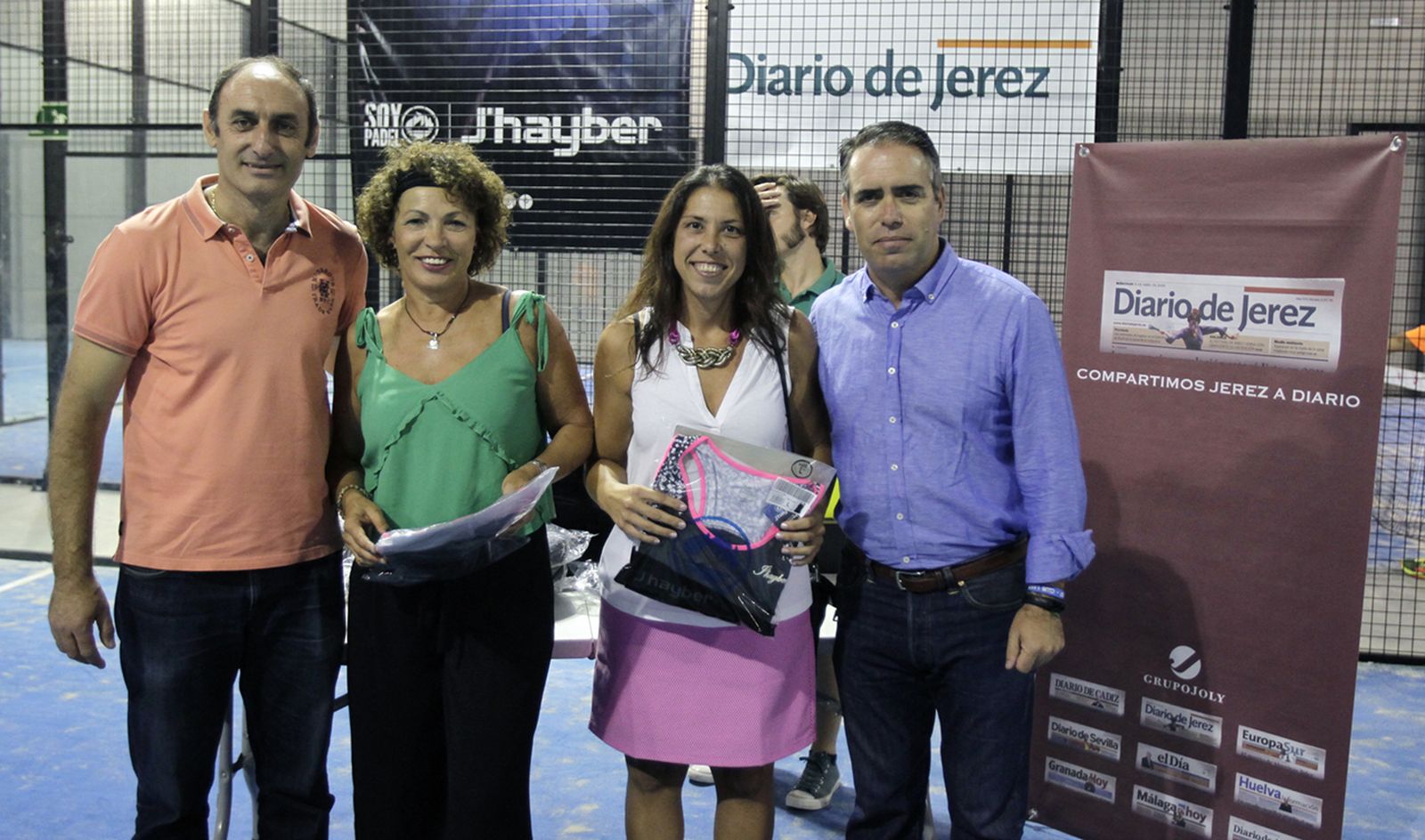 Chari Chamorro y Dimitra Tousidonis, subcampeonas.