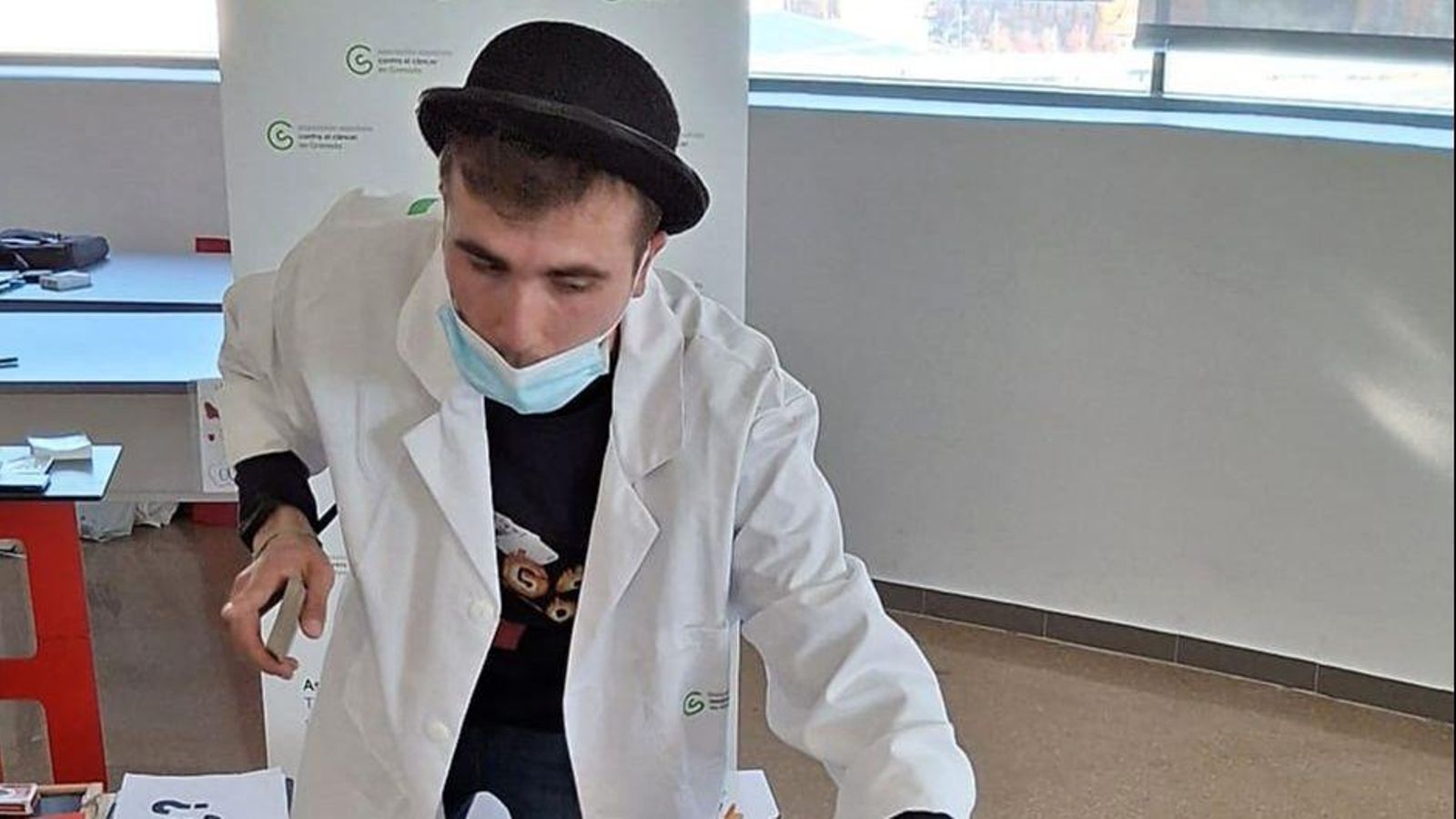 Actuación del Mago RedMoon en la área de Oncología