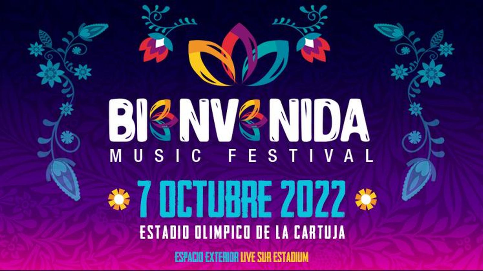 Cartel del Bienvenida Musci Festival en Sevilla