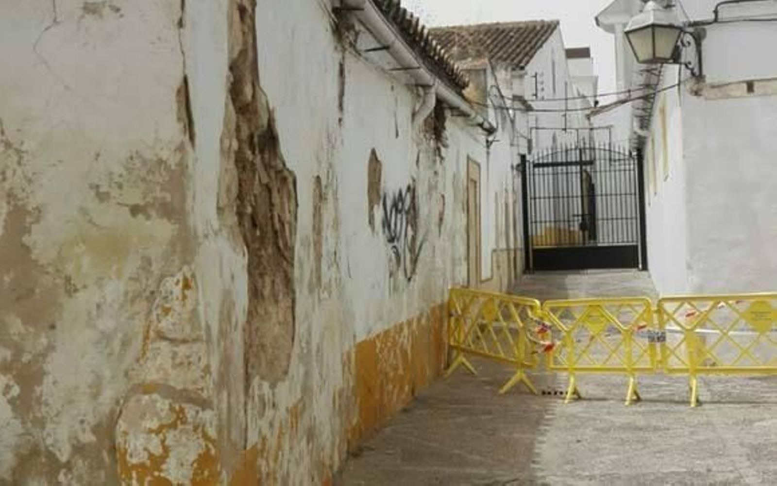 Una imagen del desprendimiento acaecido ayer.