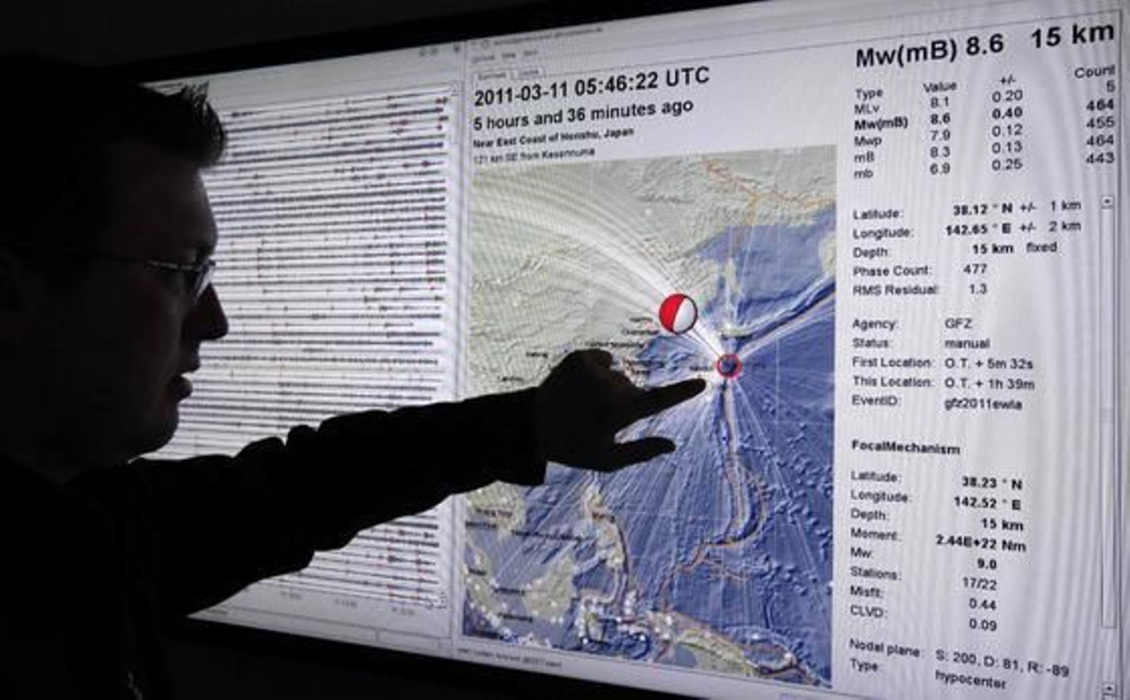 Un fuerte terremoto en Japon provoca un 'tsunami'.

Foto: STR