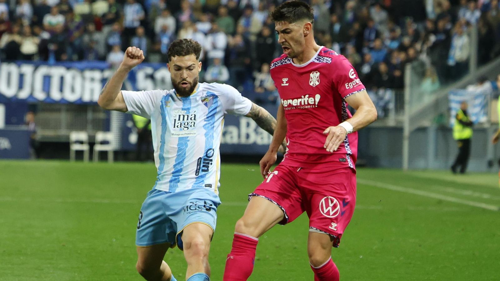 El Málaga CF-CD Tenerife, en fotos