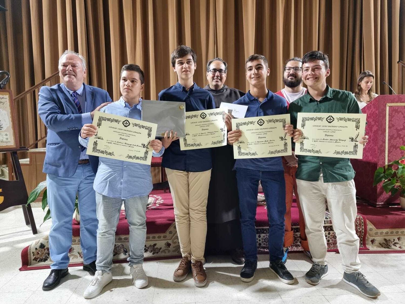 Las fotos de la entrega de premios del certamen científico Carlos López en San Fernando