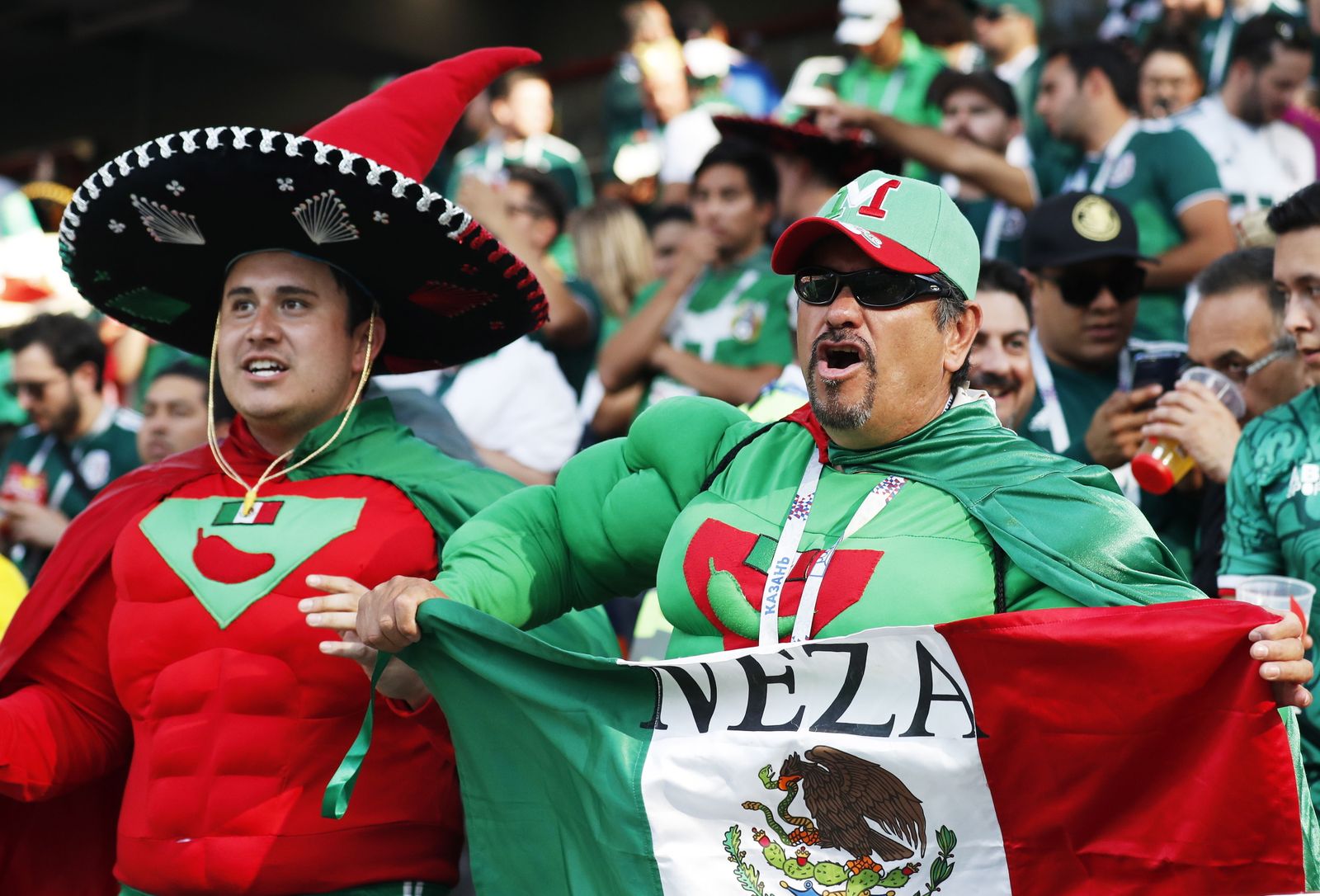 Las imágenes del México-Suecia