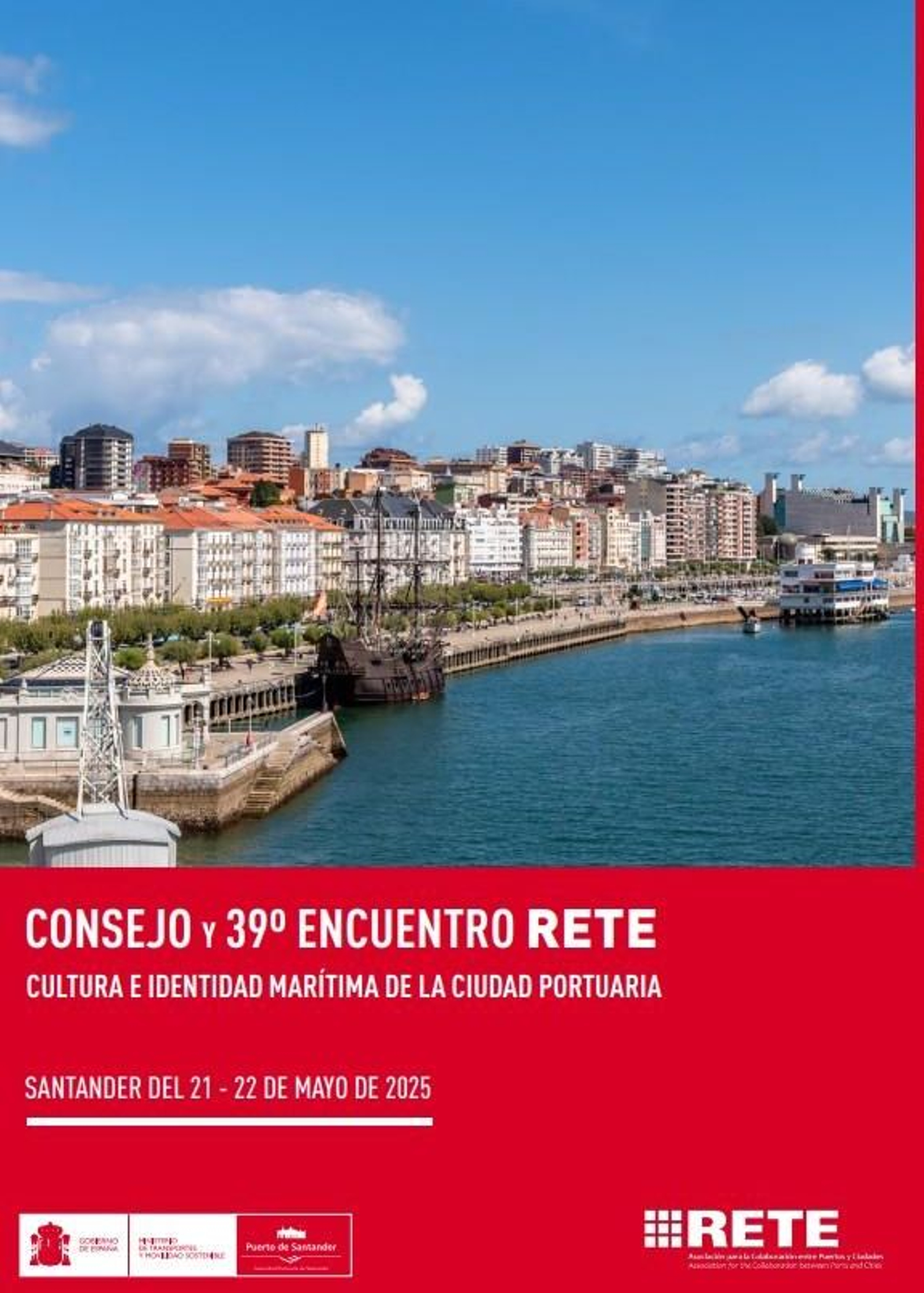Cartel anunciador del encuentro de Rete en Santander