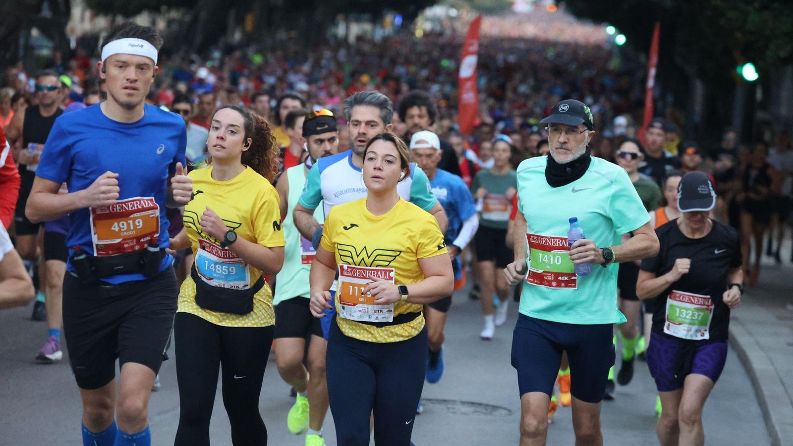 Las mejores fotos de la Maratón de Málaga 2024