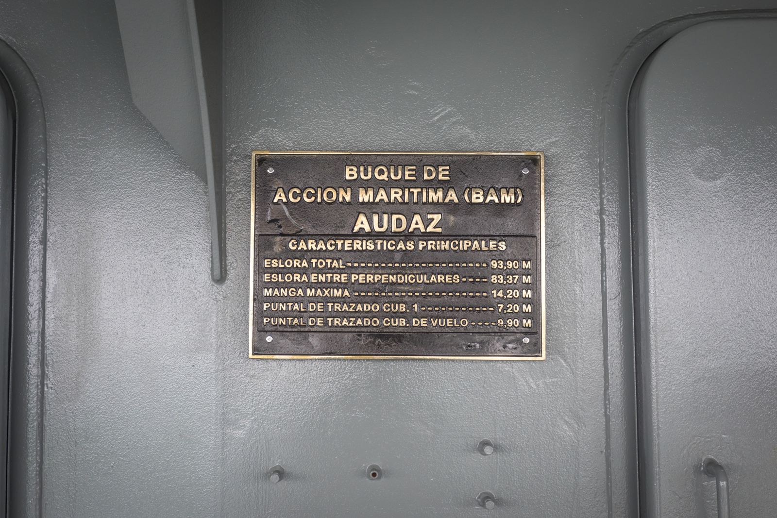 Imágenes de la prueba de mar del 'Audaz'