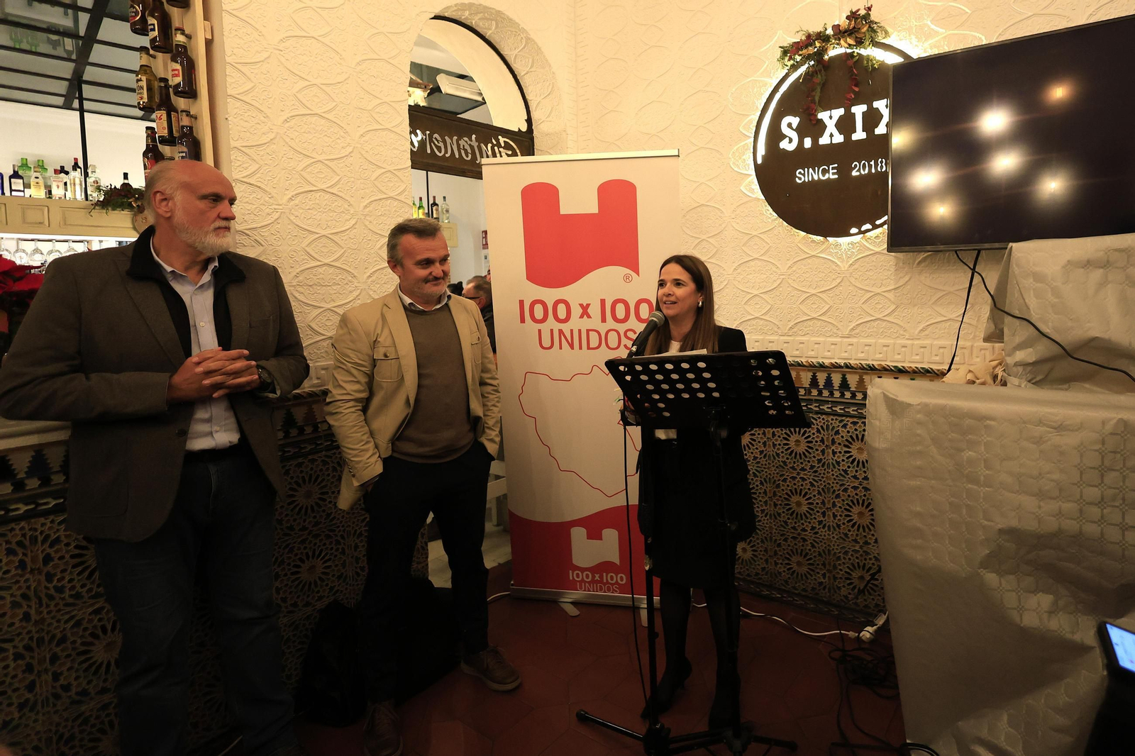 Las fotos de la presentación de 100x100 Unidos por Tarifa