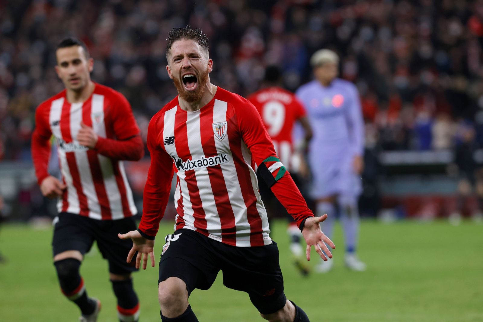 Iker Muniain celebra su gol ante el Barça en Copa del Rey