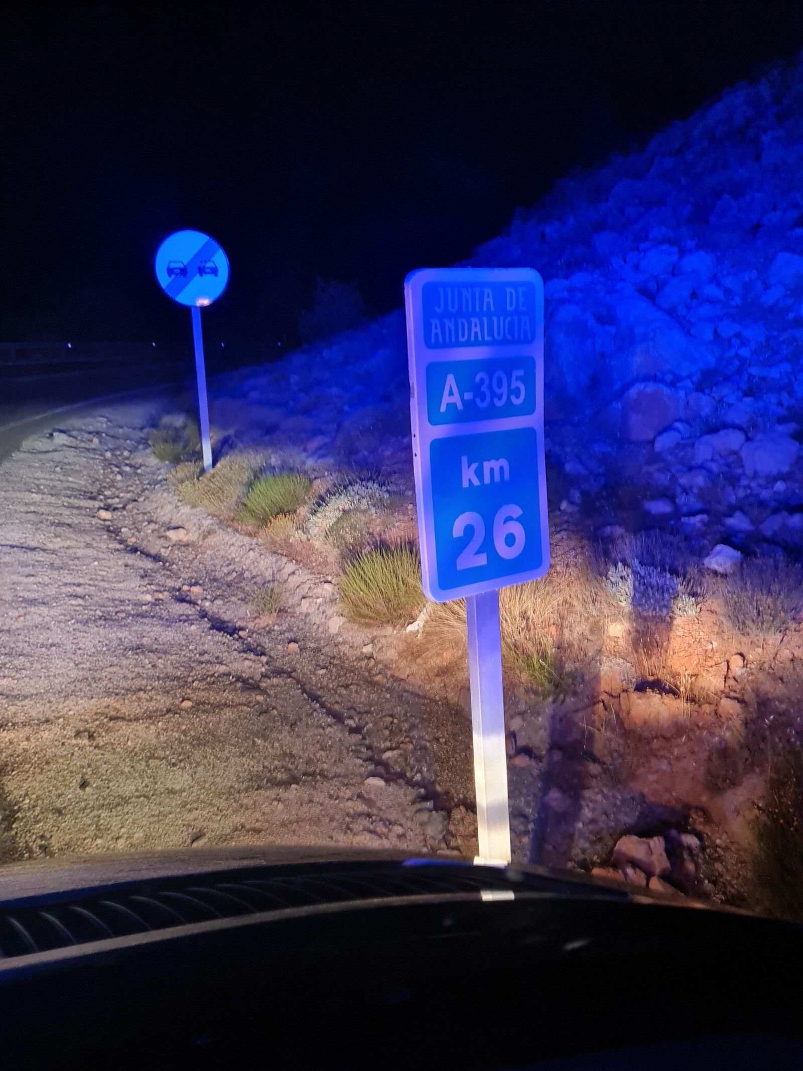 Cartel de la ubicación del rescate