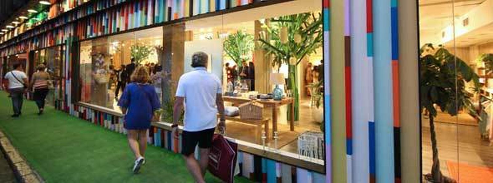 El Corte Inglés de la Magdalena en Sevilla, en una de sus remodelaciones prenavideña. / DS