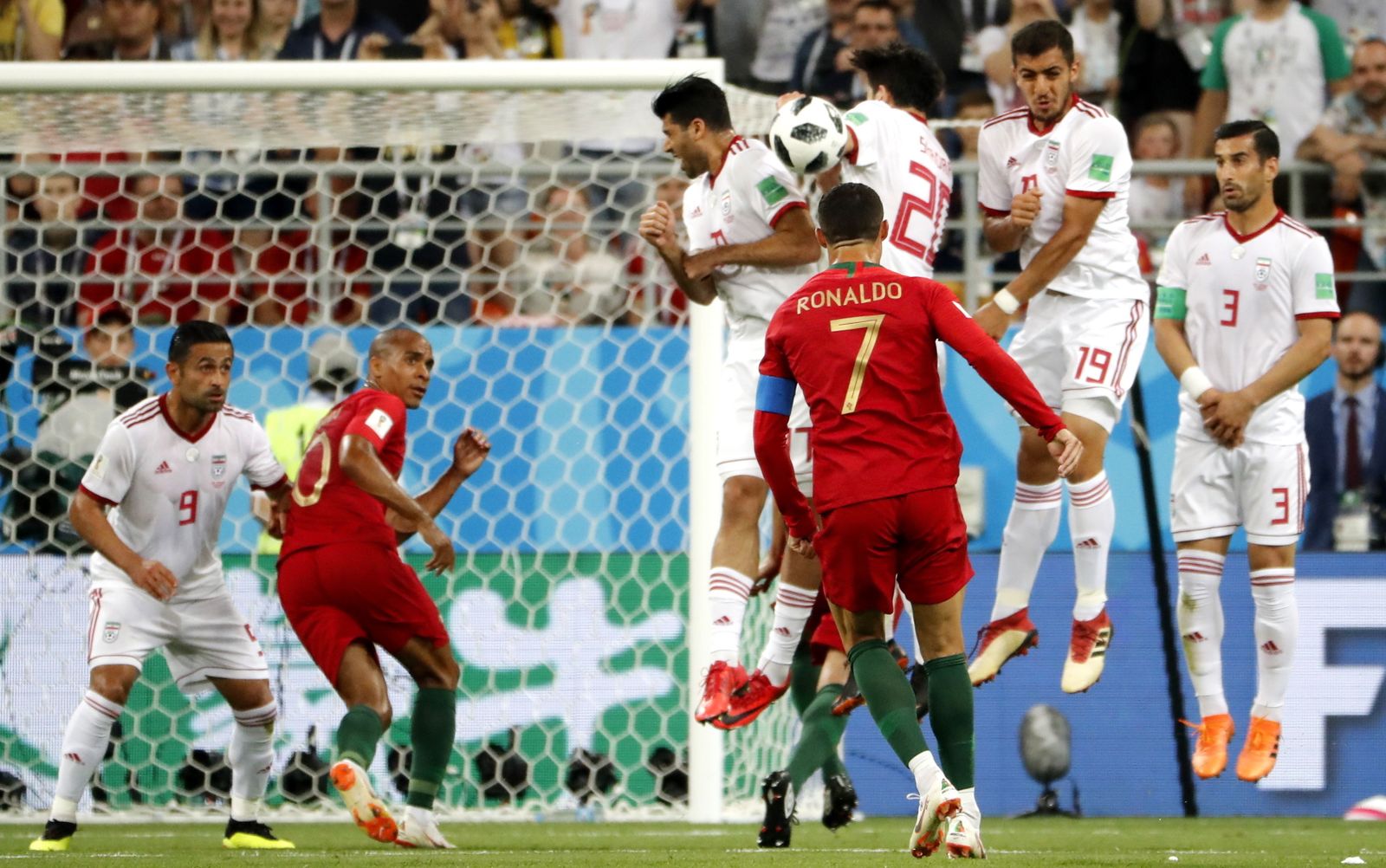 Las imágenes del Irán-Portugal