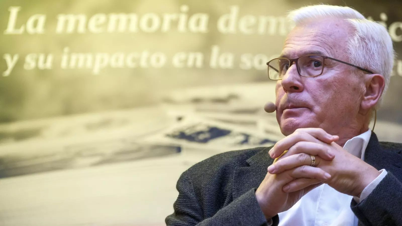 El magistrado baltasar garzón, en una conferencia reciente