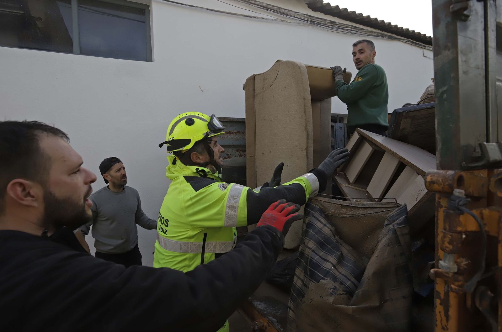 San Martín del Tesorillo después de la borrasca Marta, en imágenes