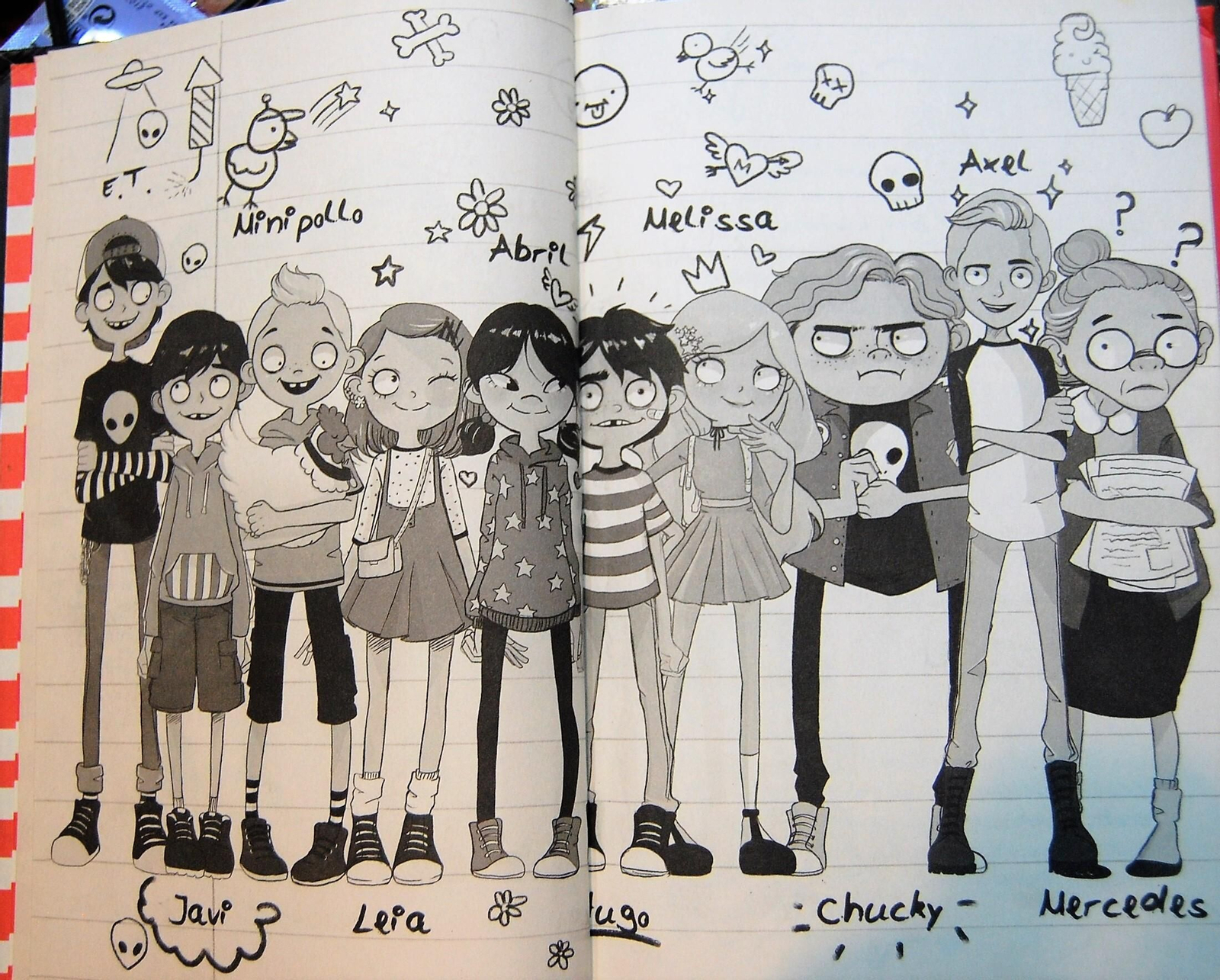 Los personajes de ‘Abajo el cole’.