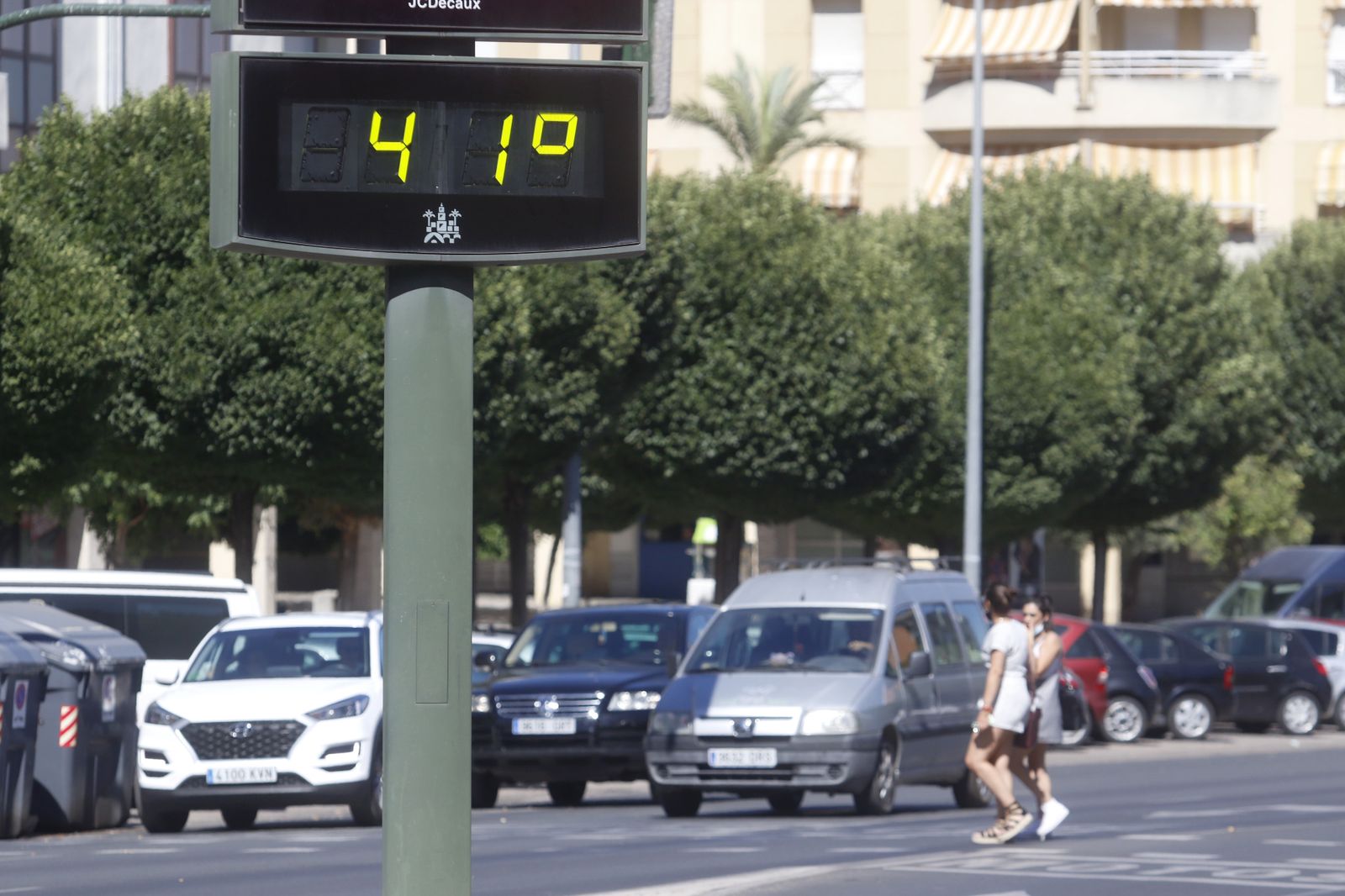 Un termómetro marca 41 grados en Córdoba.