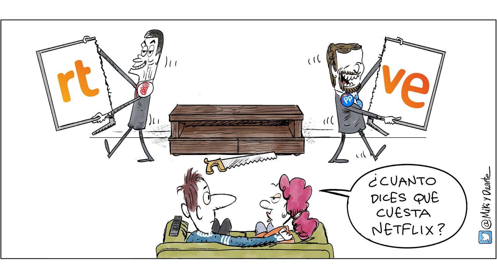 El "reparto" de RTVE