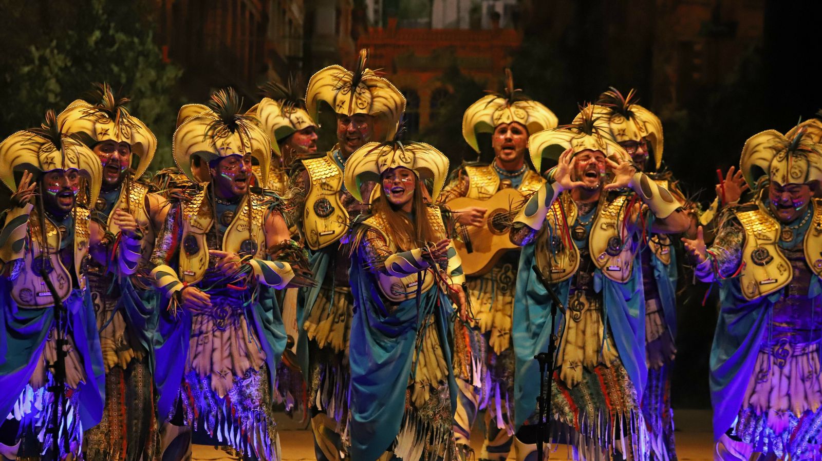 La tribu de Cádiz. Comparsa de Algeciras.