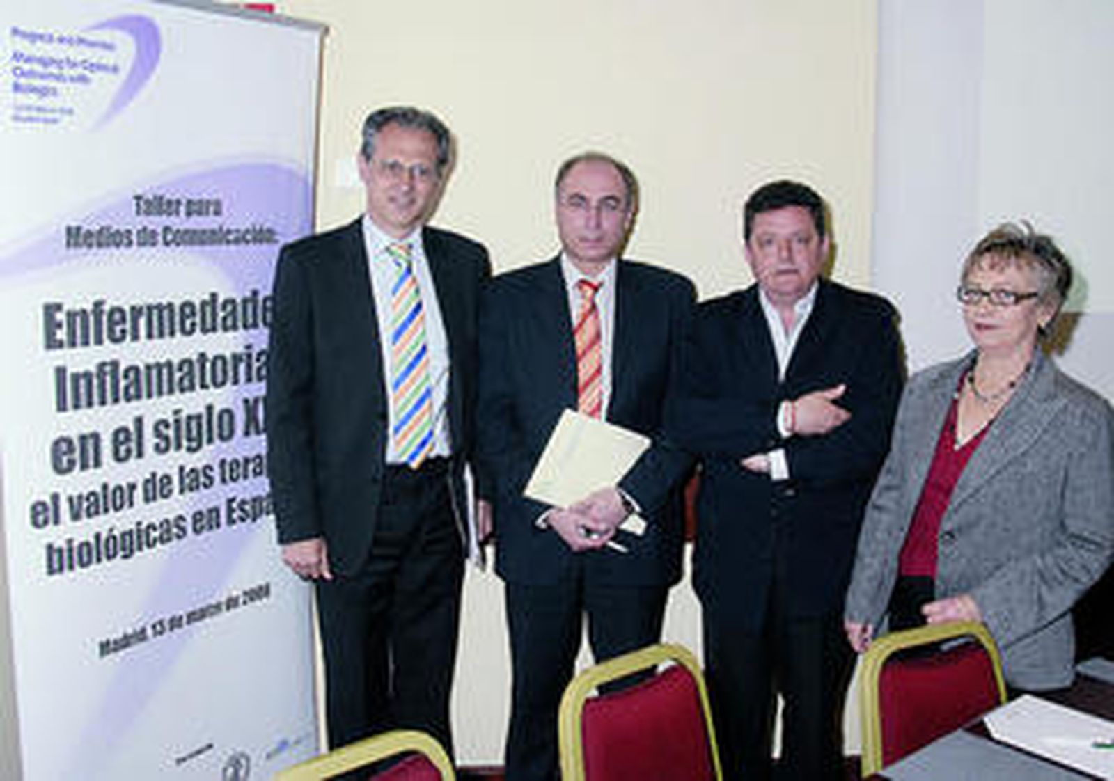 Representantes de la asociación.