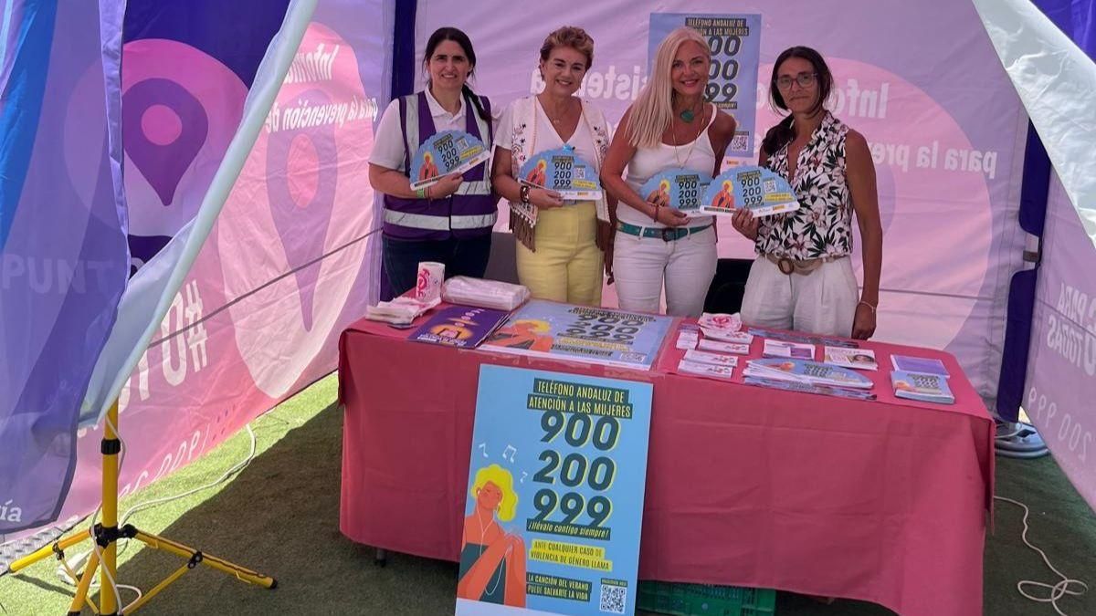 Activado el Punto Violeta en el Puro Latino Fest 2025 para crear un entorno seguro en el Recinto Ferial de Las Banderas