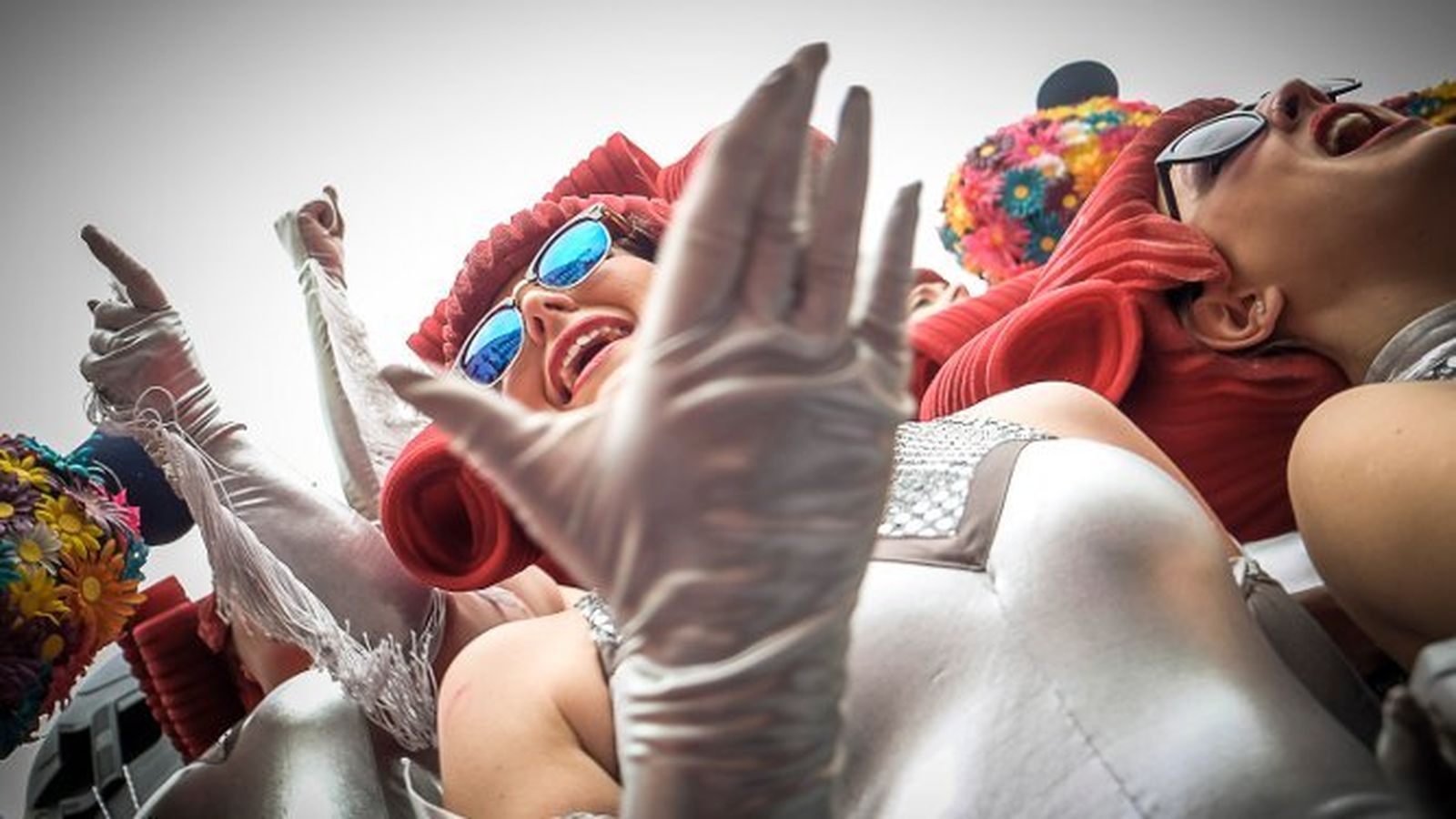 El coro 'La reina de la noche', durante el carrusel de coros de este año.