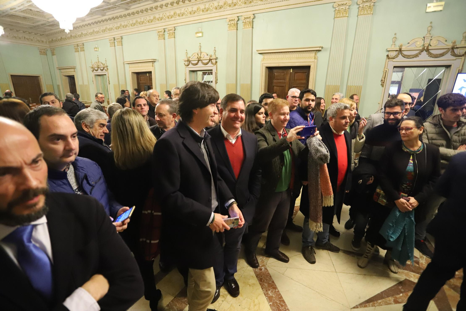 Imágenes de la presentación del cartel de la Semana Santa de Huelva de 2020