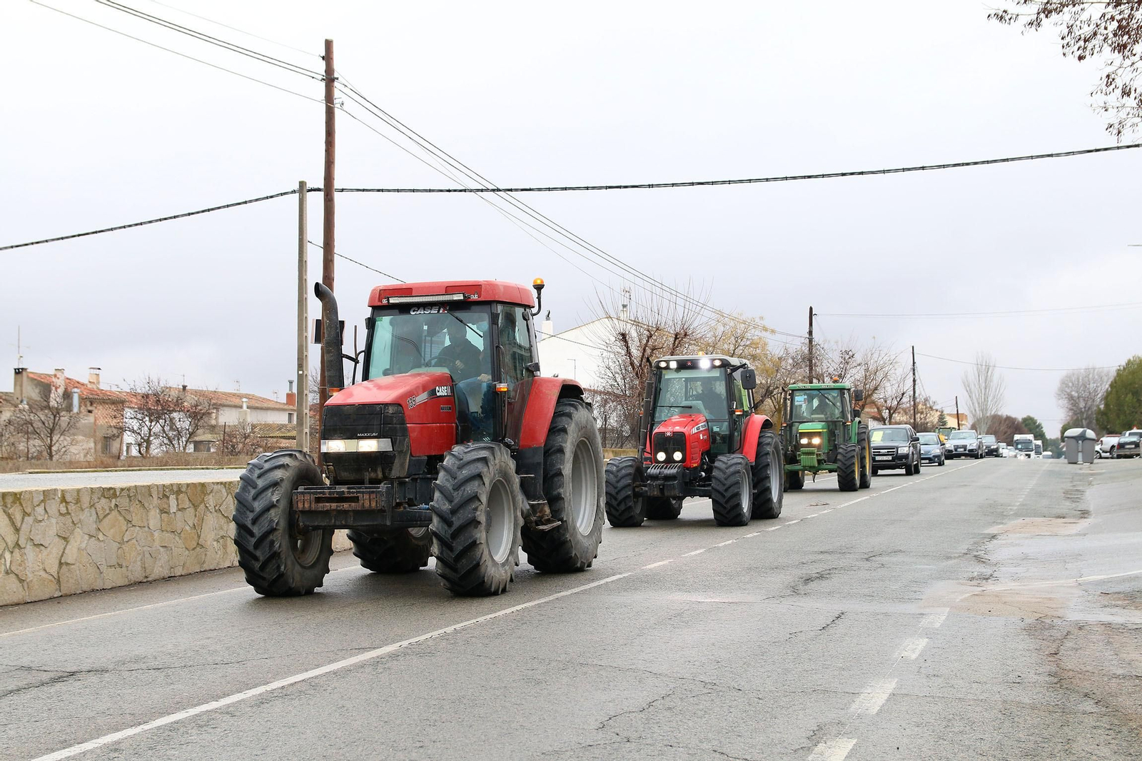 Fotogalería de la tractorada del Almanzora contra línea de 400 Kv que atraviesa las Estancias