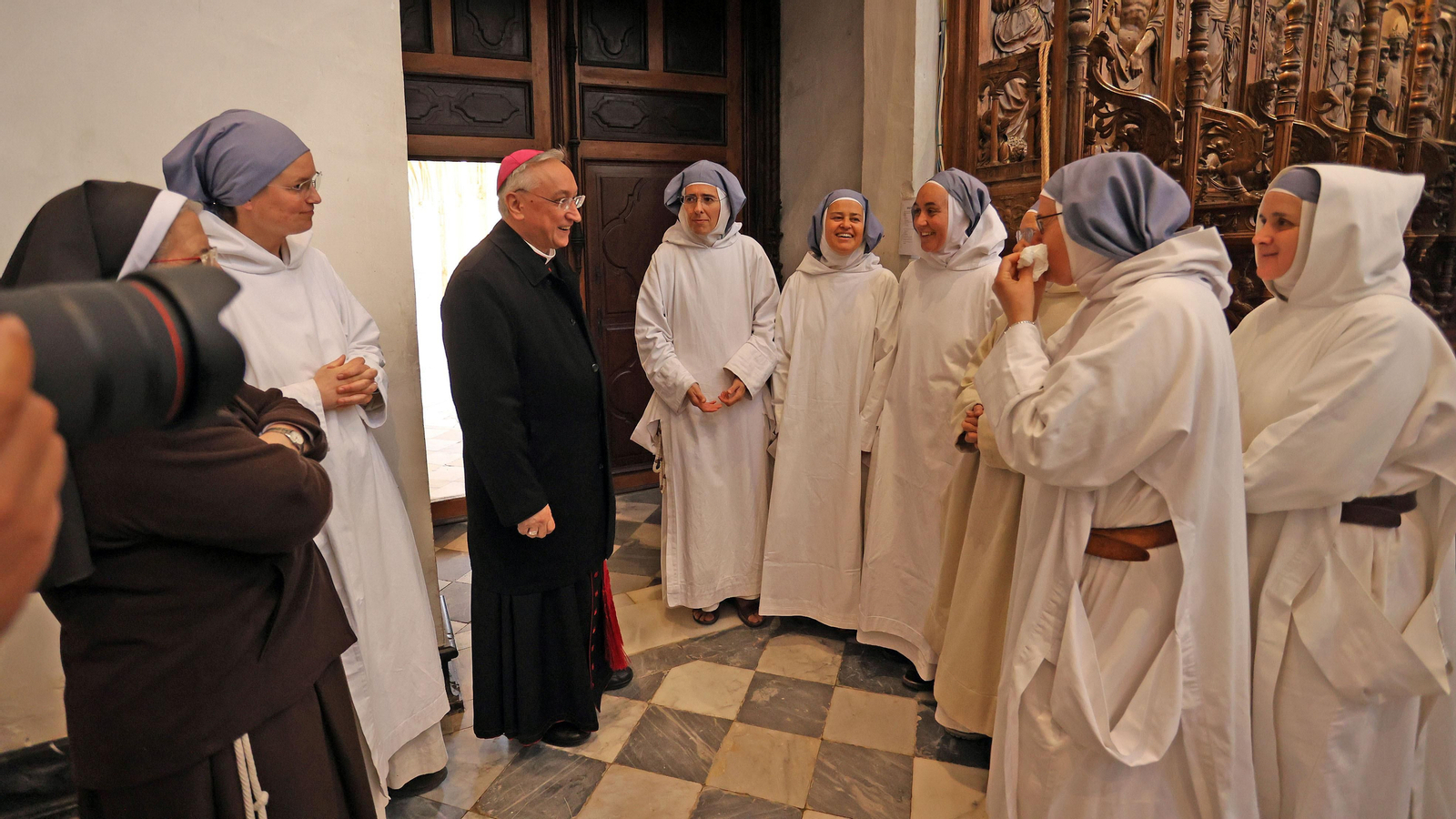 Misa de despedida en la Cartuja de Jerez a las hermanas de Belén