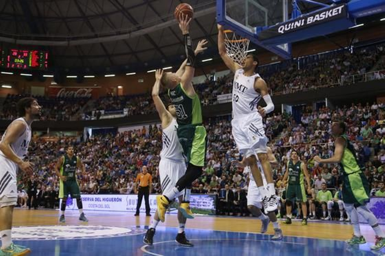 Las imágenes del Unicaja-Real Madrid