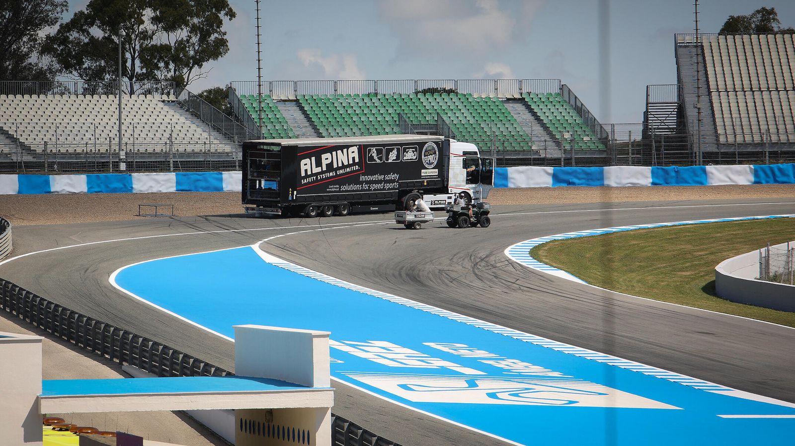 Así se prepara  el circuito para recibir el Gran Premio