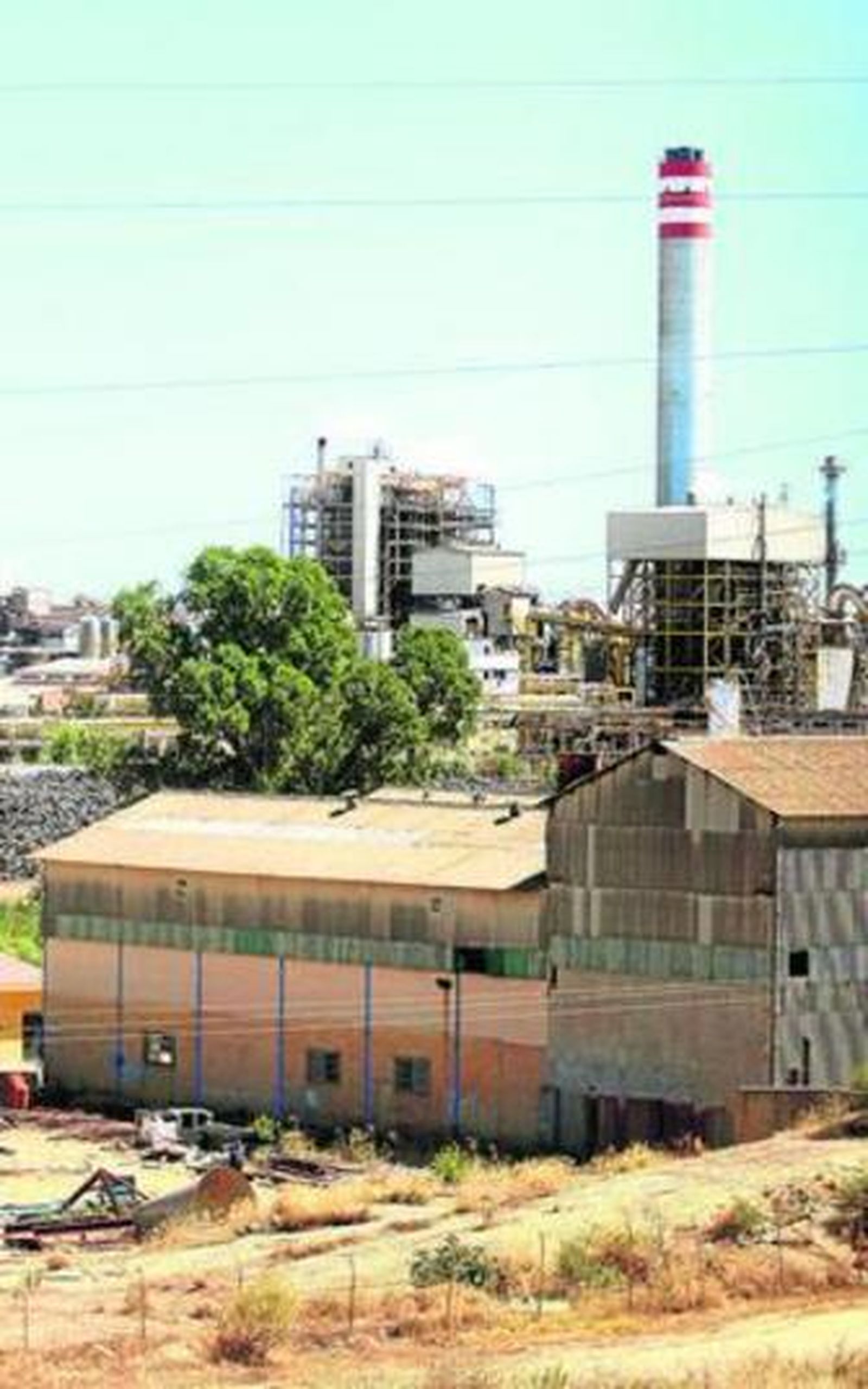 Instalaciones de Ence en San Juan del Puerto.