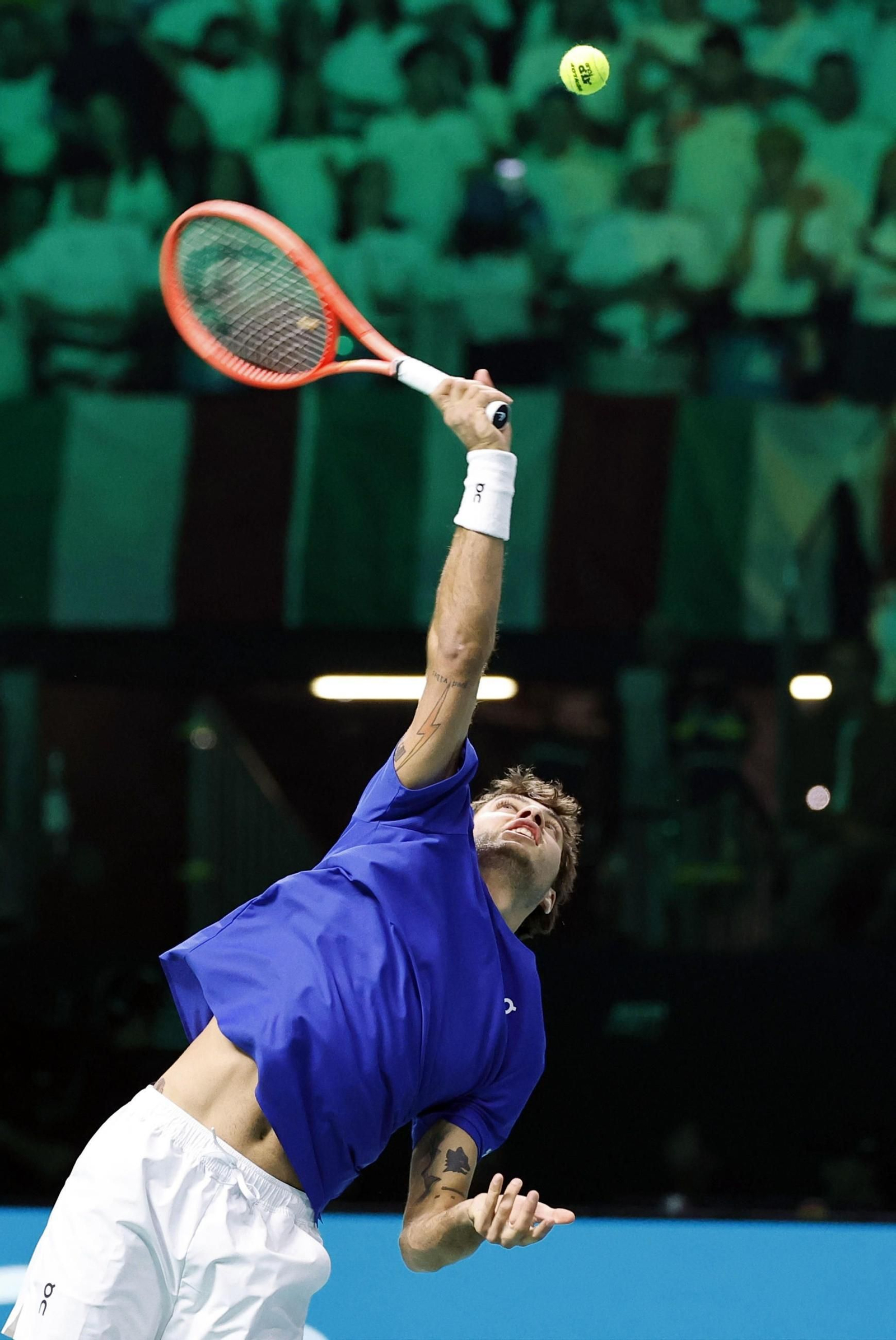 Las fotos de la final de la Copa Davis Italia-España