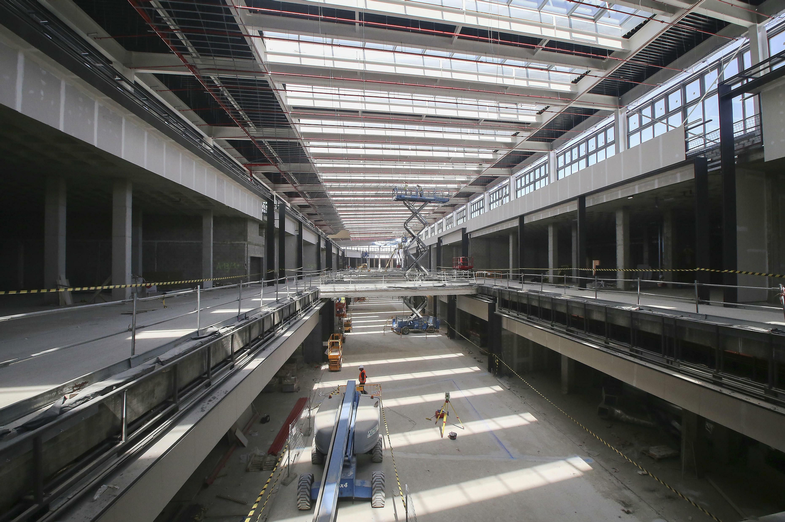 Las obras del centro comercial Lagoh en Palmas Altas